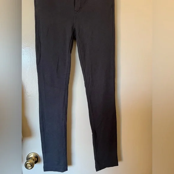 Vince ponte skinny stretch pants leggings size 2 charcoal grey pockets - Picture 7 of 8